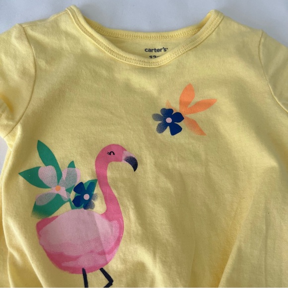Toddler 2-Piece Flamingo Tee & Short Set - Picture 5 of 14
